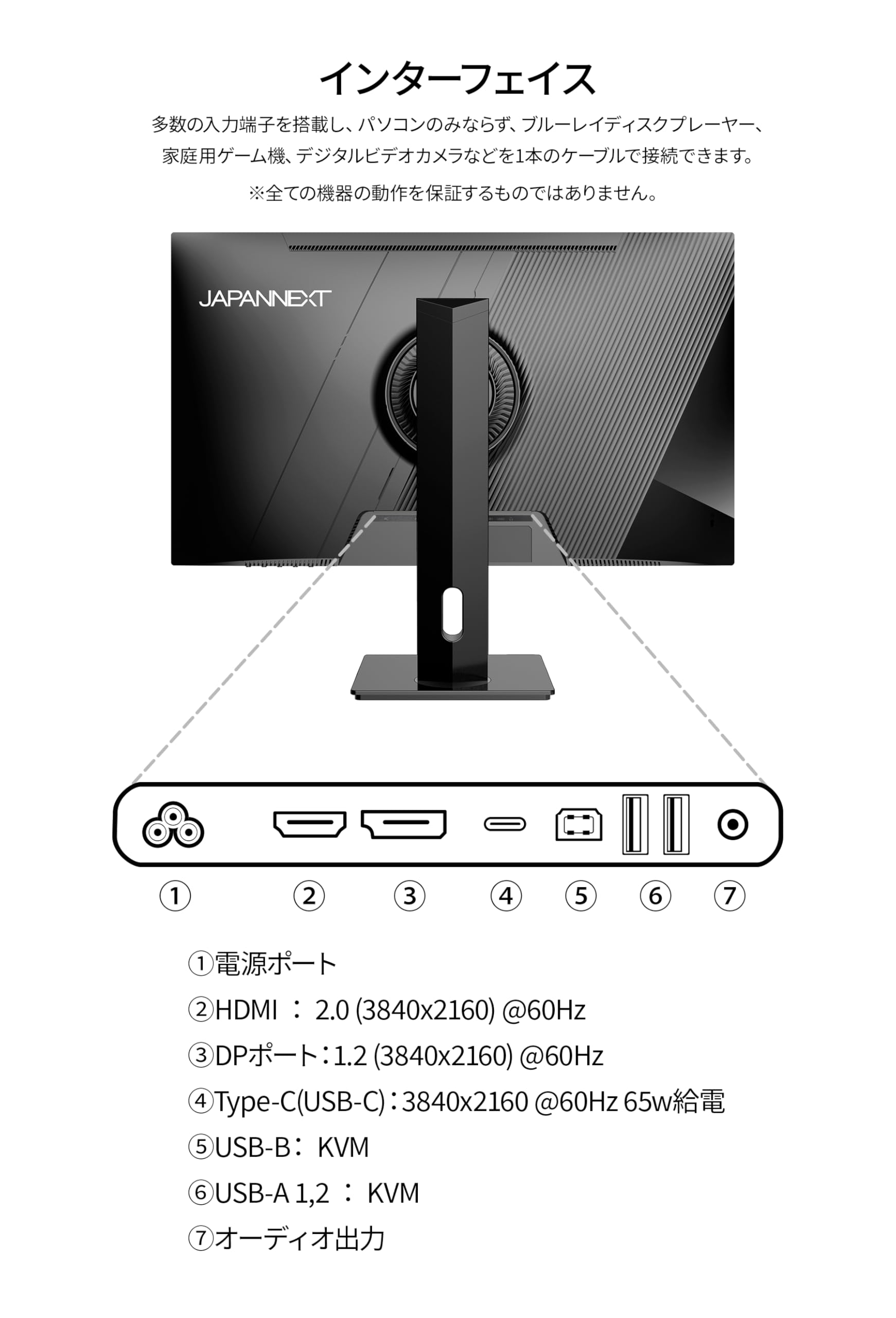 Amazon.co.jp: JAPANNEXT 27インチ IPSパネル搭載 4K(3840x2160